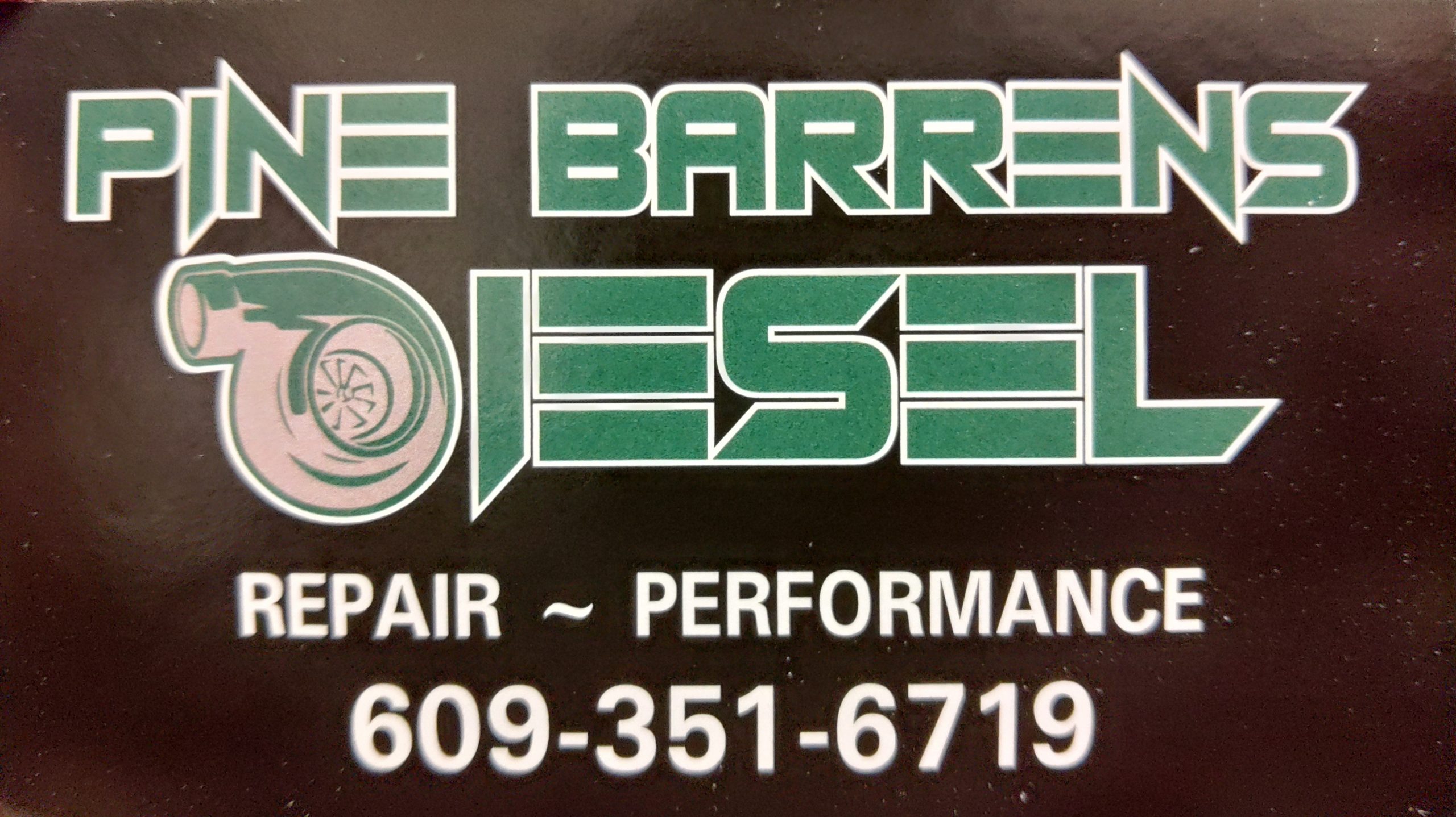 Pine Barrens Diesel Corporate Billing