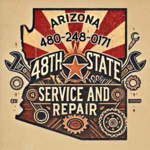 48th State Service and Repair Logo